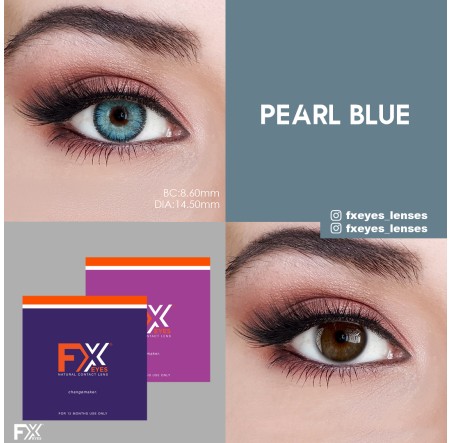 FX Eyes Mavi Renk Pearl Blue (1 YILLIK)