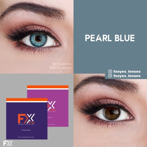 FX Eyes Mavi Renk Pearl Blue (1 YILLIK)