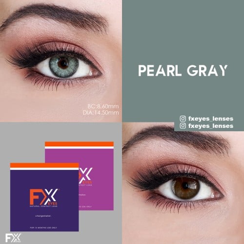 Fx Eyes Gri Renk Pearl Gray (1 Yıllık)