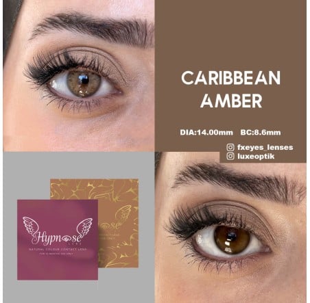 Hypnose Caribbean Amber (Yıllık Lens)