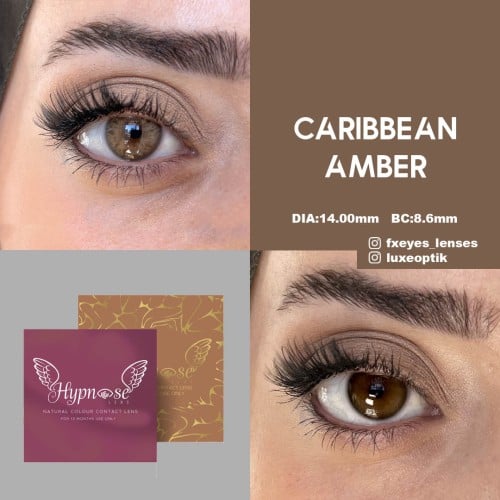 Hypnose Caribbean Amber (Yıllık Lens)