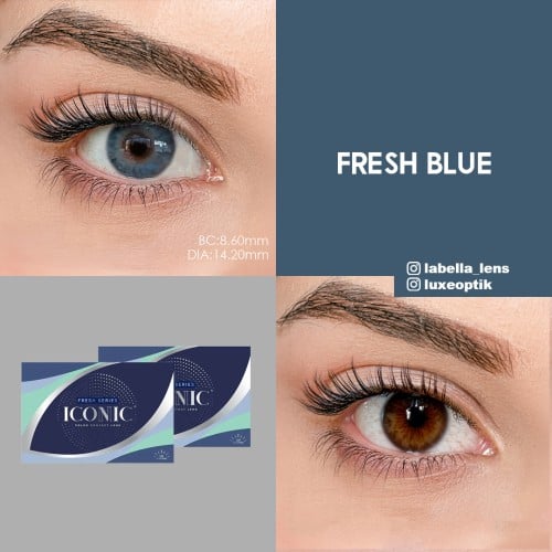Iconic Fresh Blue Renkli Lens (3 Aylık) 