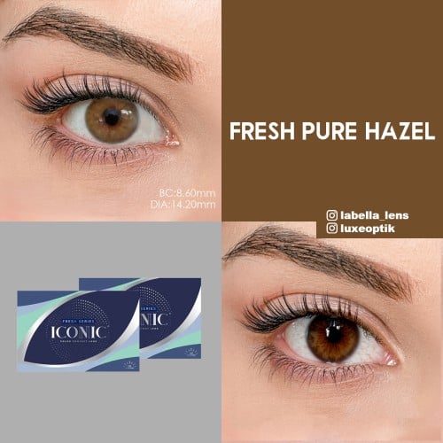 Iconic Fresh Pure Hazel Renkli Lens (3 Aylık) 