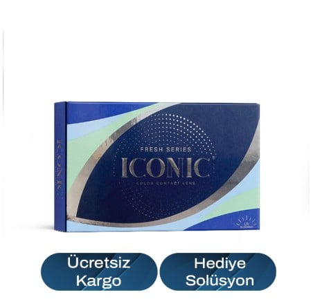 Iconic Fresh Sterling Gray Renkli Lens (3 Aylık)