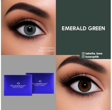 Rainbow Colors Toric Emerald Green (Yıllık)