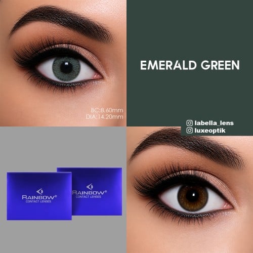 Rainbow Colors Toric Emerald Green (Yıllık)