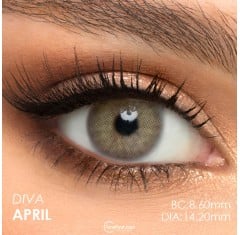 Victoria Diva April Yeşil Renk Lens (6 Aylık)