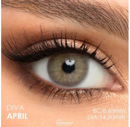 Victoria Diva April Yeşil Renk Lens (6 Aylık)