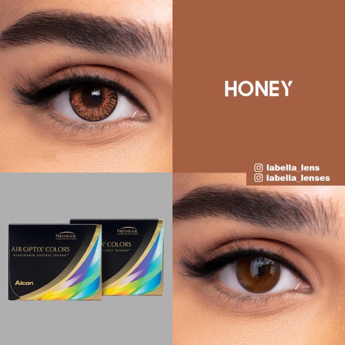 Air Optix Colors Ela Renk Honey (1 Aylık)