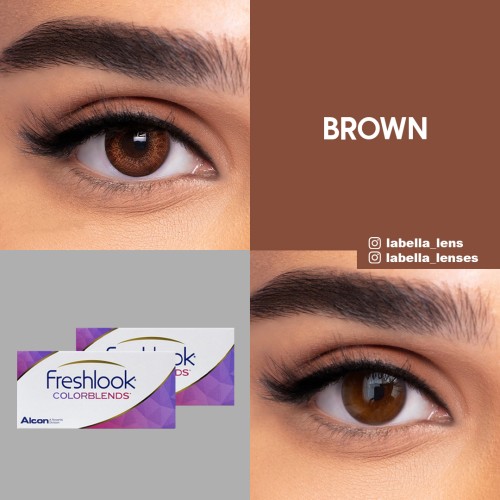 Freshlook Colorblends Ela Renk Brown (1 Aylık)