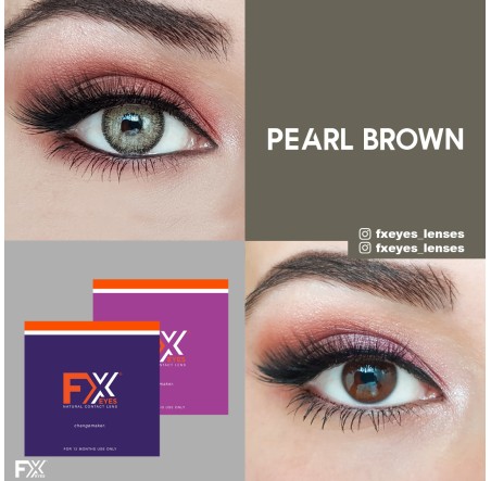 Fx Eyes Ela Renk Pearl Brown (1 Yıllık)