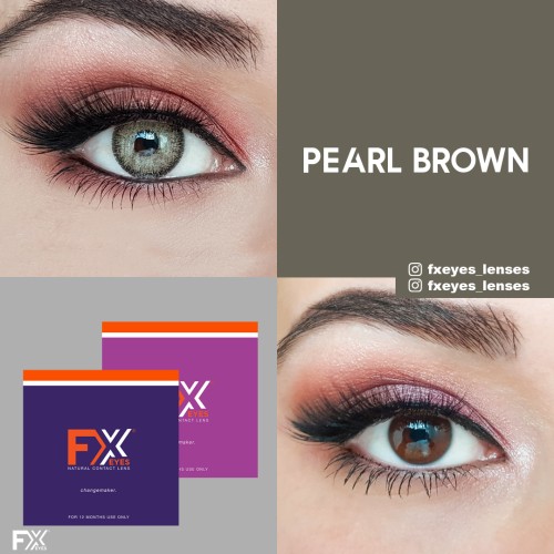 Fx Eyes Ela Renk Pearl Brown (1 Yıllık)