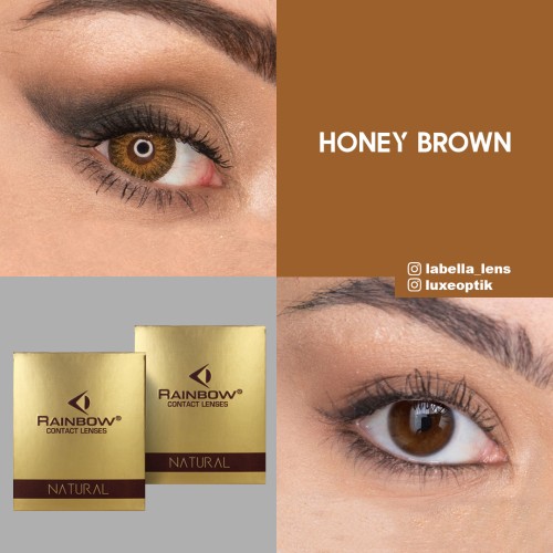 Rainbow Natural Ela Renk Honey Brown  (1 Aylık)