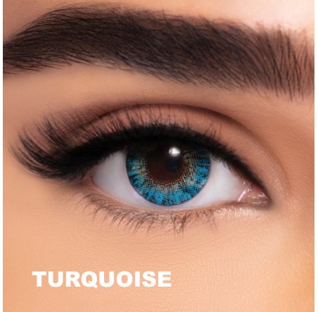 Freshlook Colorblends Gri Renk Turquoise (1 Aylık)