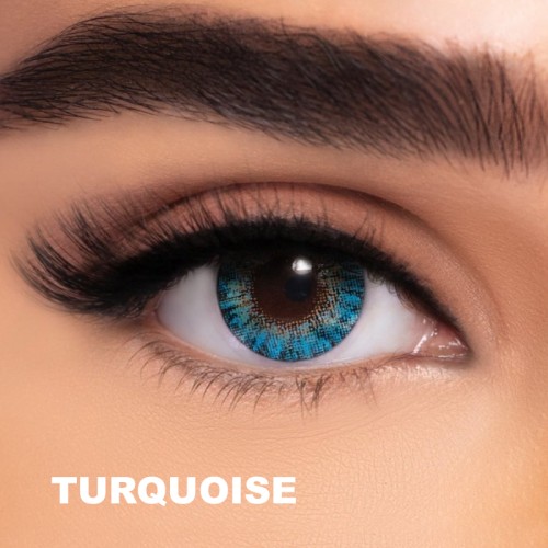 Freshlook Colorblends Gri Renk Turquoise (1 Aylık)