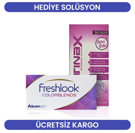 Freshlook Colorblends Gri Sterling Gray (1 Aylık)