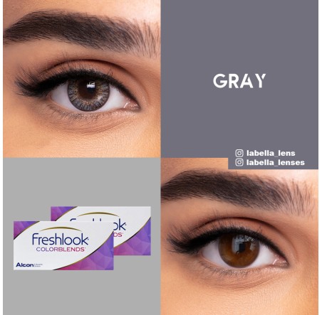 Freshlook Colorblends Gri Renk Grey (1 Aylık)