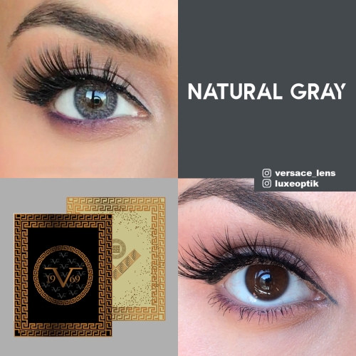 Versace Gri Renk Natural Gray (3 Aylık)