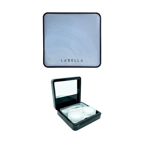 Mavi Renk Mıknatıslı Lens Kabı Kare Kutu 