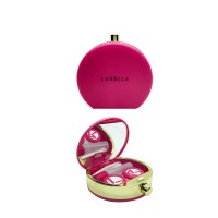 Şeffaf Lens için Parfüm Şişesi Şekilli Pembe Renkli Lens Kabı