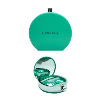 Şeffaf Lens için Parfüm Şişesi Şekilli Yeşil Renkli Lens Kabı