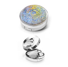 Silver Renk Pusula Lens Kabı