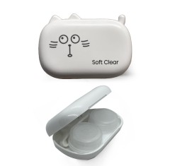 Soft Clear Beyaz Renk Lens Kabı