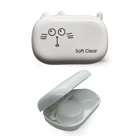 Soft Clear Beyaz Renk Lens Kabı
