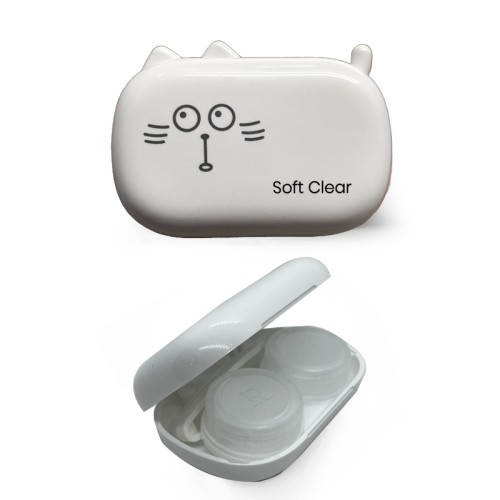 Soft Clear Beyaz Renk Lens Kabı