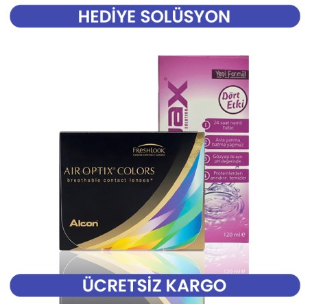 Air Optix Colors Gri Renk Gray (1 Aylık)