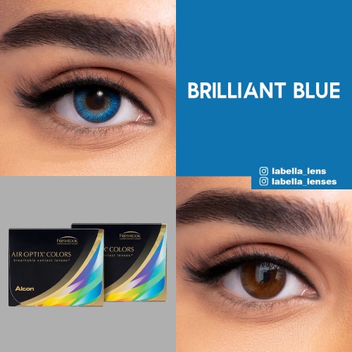 Air Optix Colors Mavi Renk Brilliant Blue (1 Aylık)