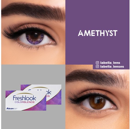 Freshlook Colorblends Mavi Renk Amethyst (1 Aylık)