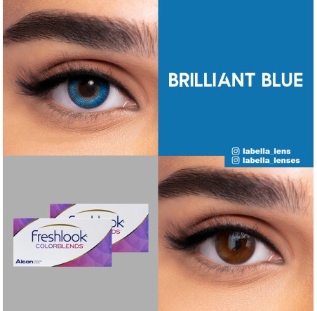 Freshlook Colorblends Mavi Renk Brillant Blue (1 Aylık)