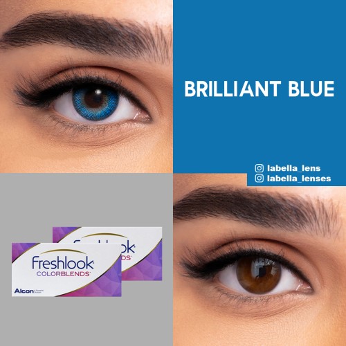 Freshlook Colorblends Mavi Renk Brillant Blue (1 Aylık)