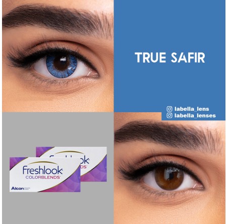 Freshlook Colorblends Mavi Renk True Safir (1 Aylık)