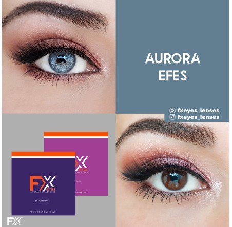 FX Eyes Mavi Renk Aurora Efes (1 YILLIK)
