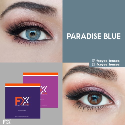 FX Eyes Mavi Renk Paradise Blue  (1 Yıllık)