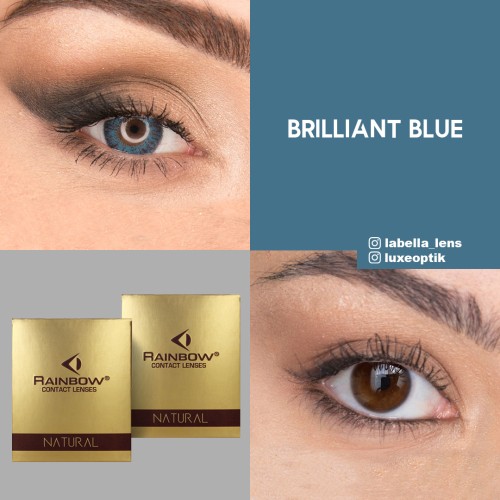 Rainbow Natural Mavi Renk Brillant Blue (1 Aylık)