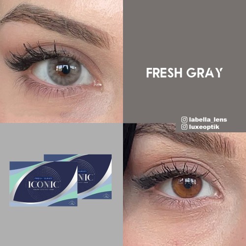Iconic Fresh Sterling Gray Renkli Lens (3 Aylık) 