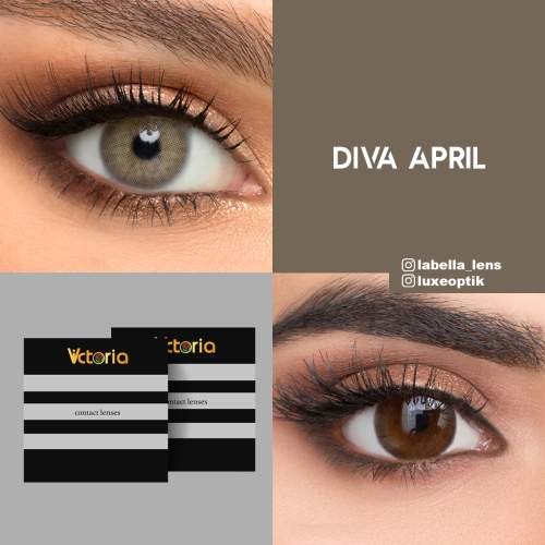 Victoria Diva April Yeşil Renk Lens (6 Aylık)