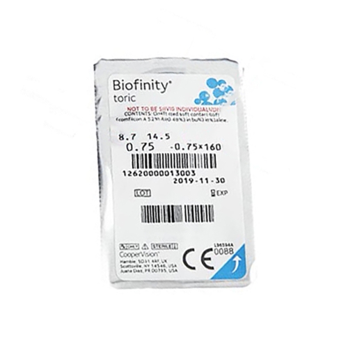 Biofinity Toric Astigmat Lens