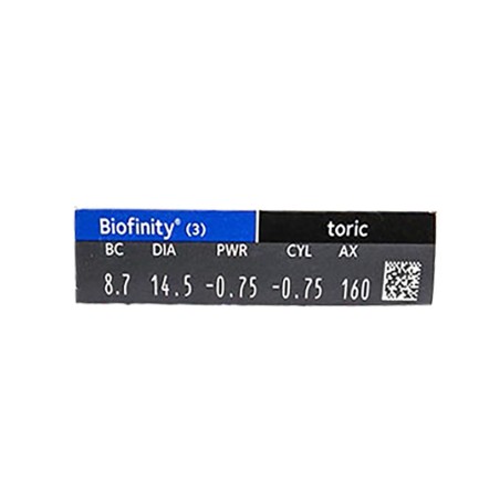 Biofinity Toric Astigmat Lens