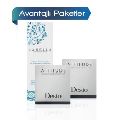 2 Kutu Desio Attitude Quarterly 2 Tone (3 Aylık)  + Solüsyon