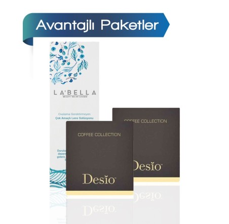 2 Kutu Desio Coffee Collection (3 Aylık)  + Solüsyon