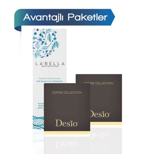 2 Kutu Desio Coffee Collection (3 Aylık)  + Solüsyon
