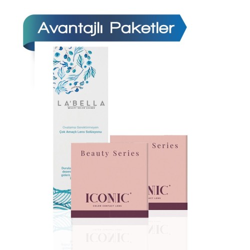 2 Kutu Iconic Beauty (3 Aylık)  + Solüsyon 2 Kutu Iconic Beauty (3 Aylık)  + Solüsyon