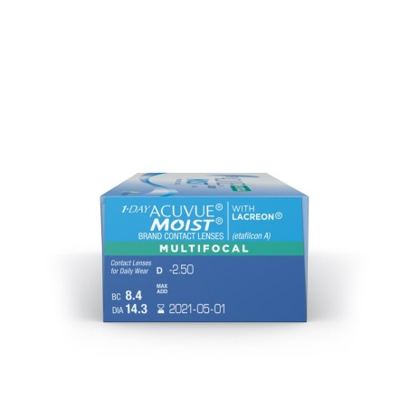 Moist Multifocal Aylık Kontakt Lens | Yakın–Uzak Net Görüş