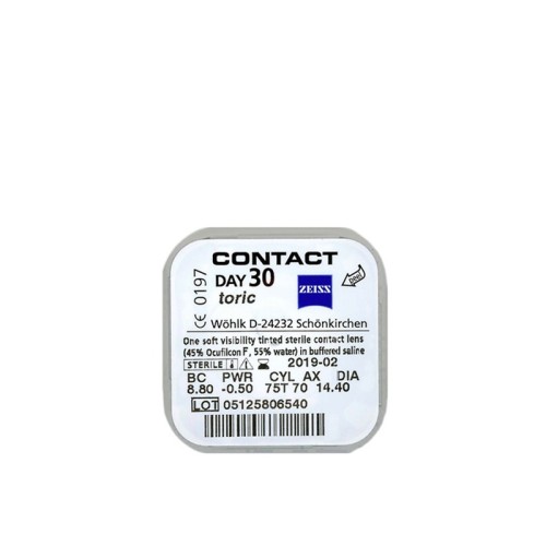 Zeiss Contact Day 30 (Yüksek Dioptri)