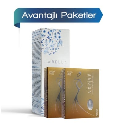 2 Kutu Adore Tri Tone Serisi + Solüsyon