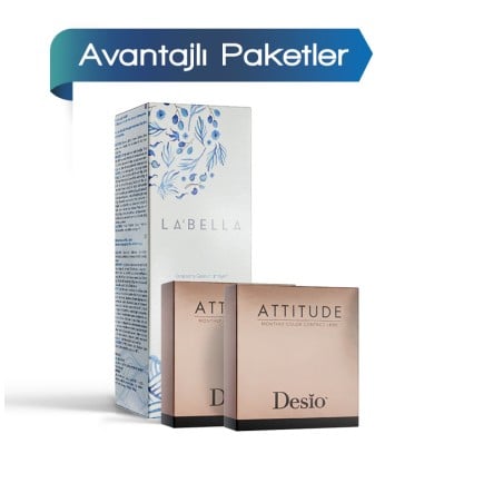 2 Kutu Desio Attitude Monthly 1 Tone (Aylık) + Solüsyon